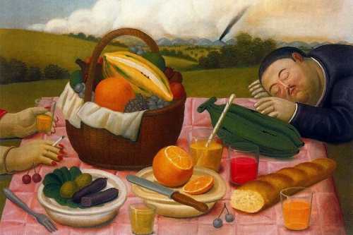 Fernando-Botero-Picnic-1989-via-aifb-com