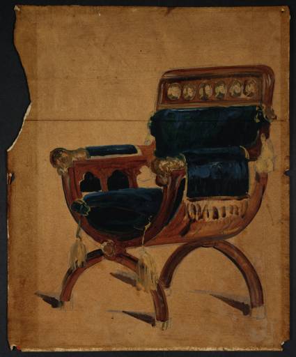 An Arm Chair circa 1801 by Joseph Mallord William Turner 1775-1851